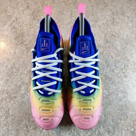 Nike Air Vapor Max Plus 'Cotton Candy Rainbow' FJ4550-606 Womens 7 *Barely Worn - Picture 2 of 12